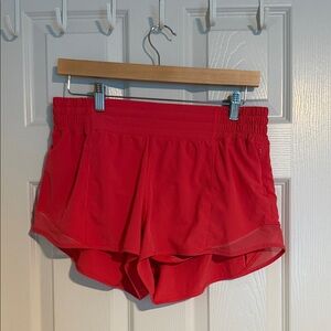 Women's Glaze Pink Lululemon Hotty Hot High-Rise Lined Short 2.5